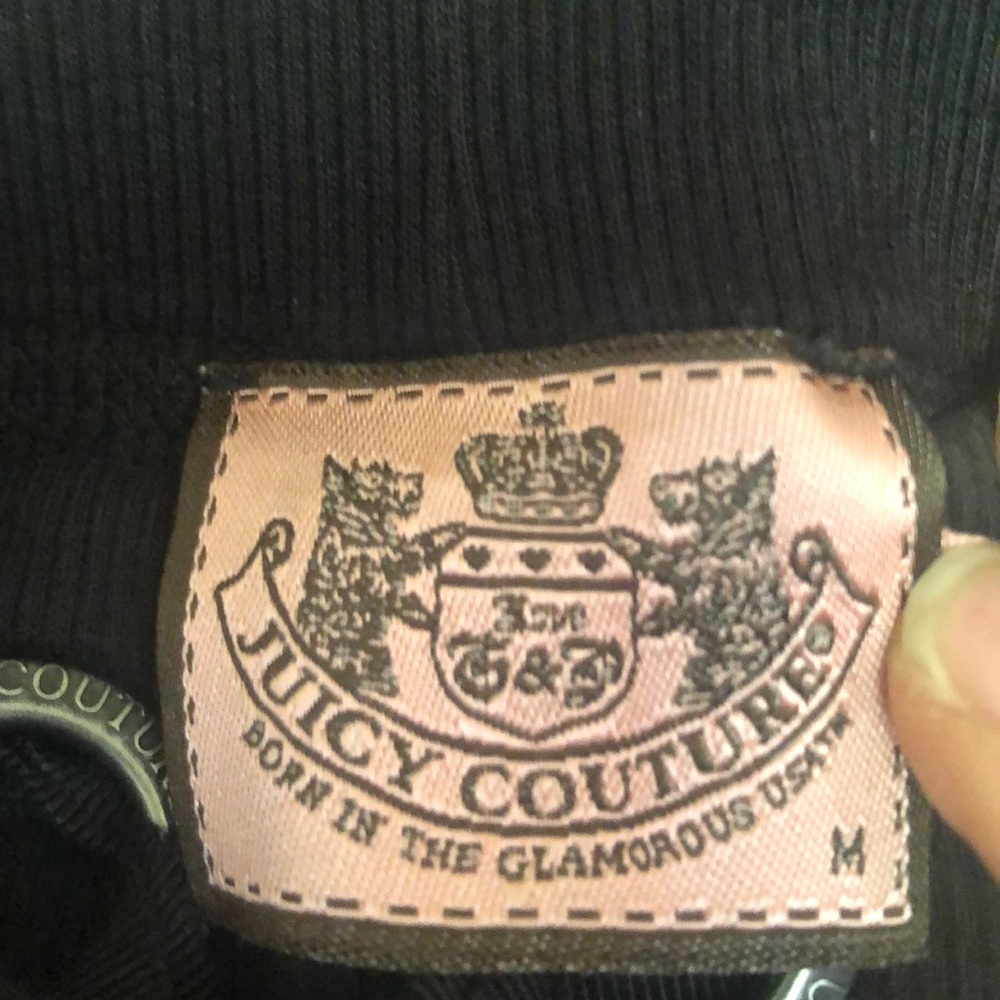 Juicy Couture soft black sweatpants size medium